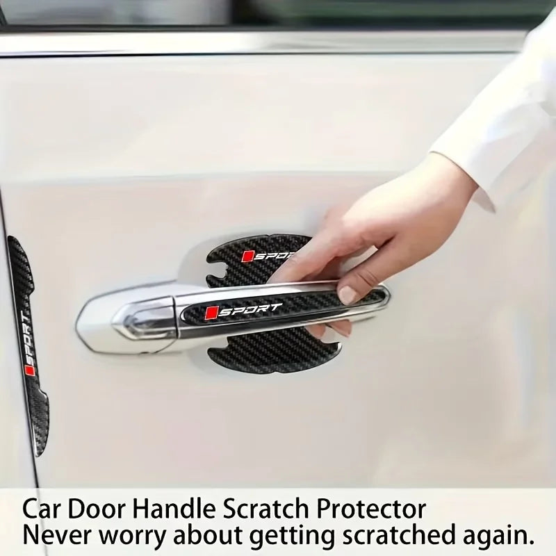 18-Piece Carbon Fiber Full Car Protection Kit